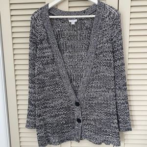 Knit sweater.